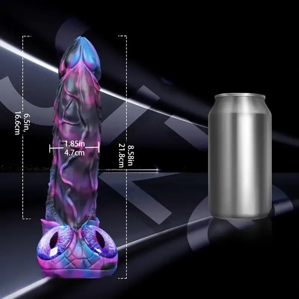 Dragon scale silicone fantasy dildo, photo 12