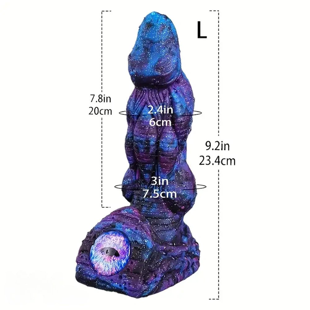Dragon scale silicone fantasy dildo, photo 16