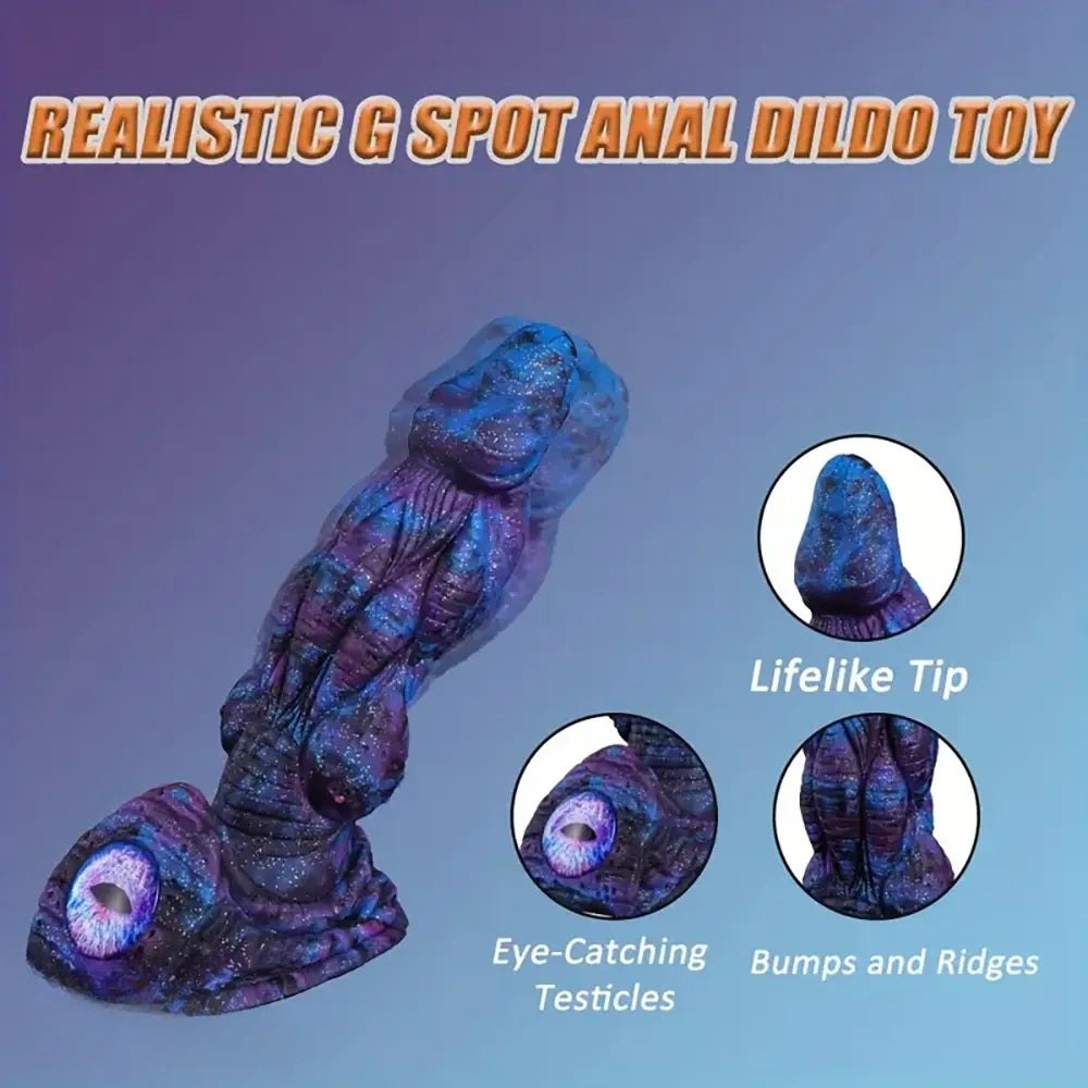 Dragon scale silicone fantasy dildo, photo 9
