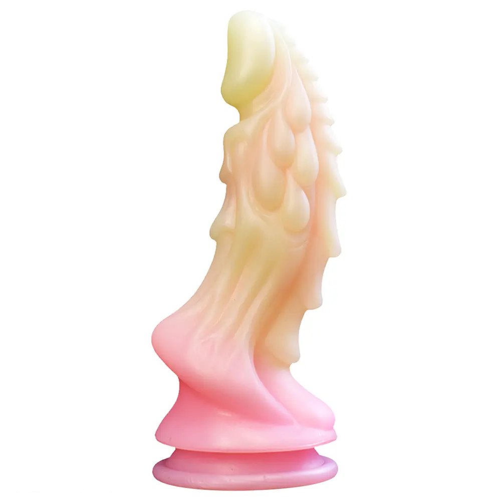 non-luminous B dragon scale silicone fantasy dildo