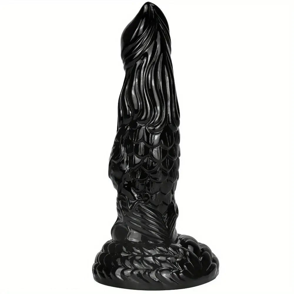 Dragon scale textured realistic dildo, photo 11