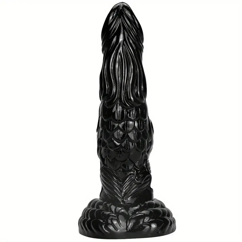Dragon scale textured realistic dildo, photo 4