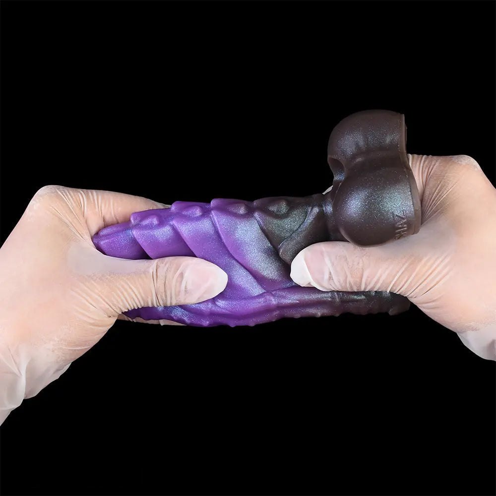Purple dragon spike fantasy dildo, photo 10
