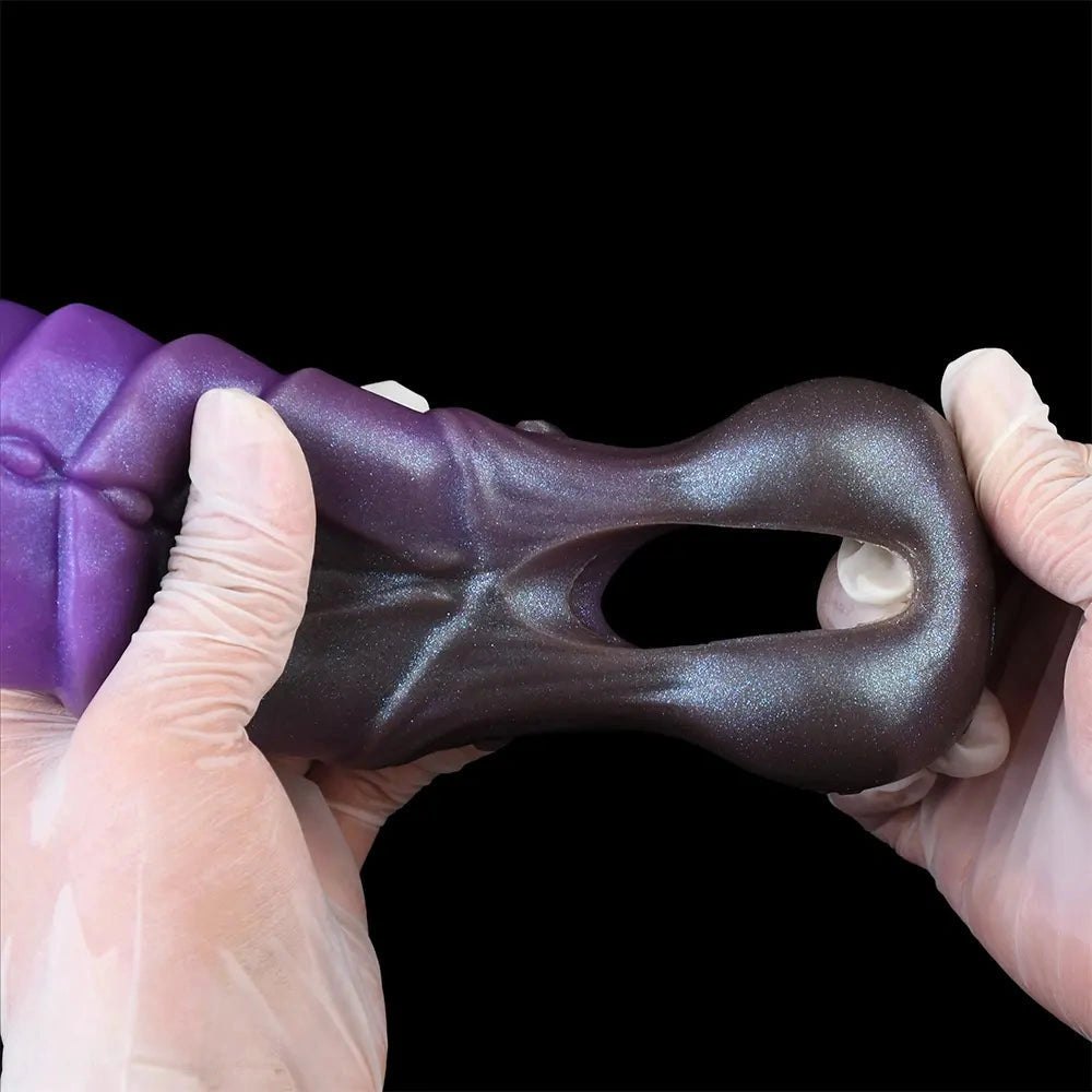 Purple dragon spike fantasy dildo, photo 12