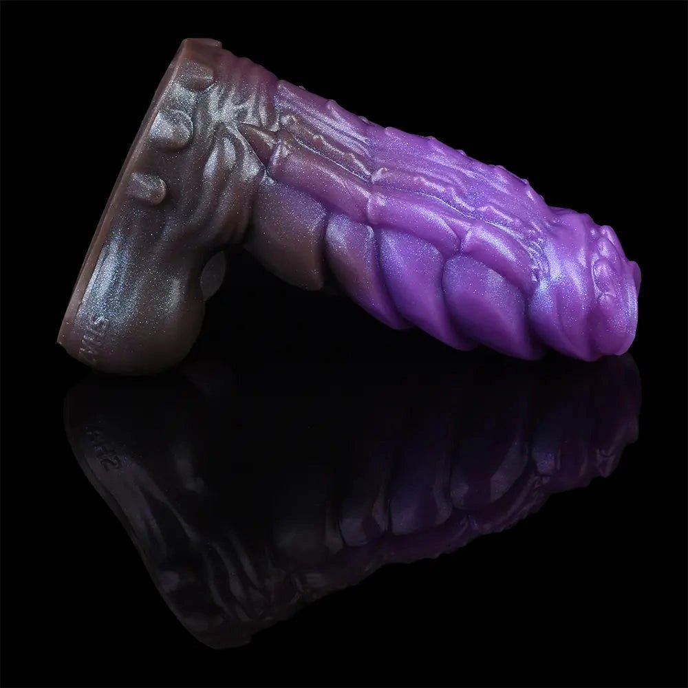 Purple dragon spike fantasy dildo, photo 13