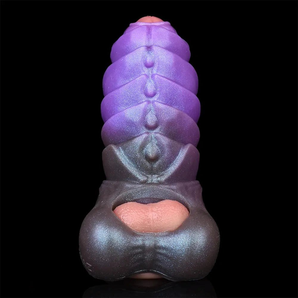 Purple dragon spike fantasy dildo, photo 15