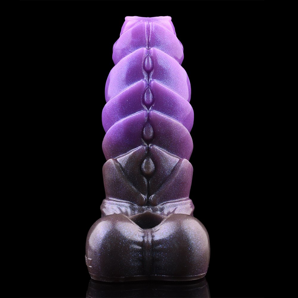 Purple dragon spike fantasy dildo, photo 2