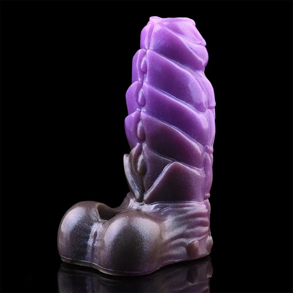 Purple dragon spike fantasy dildo, photo 6