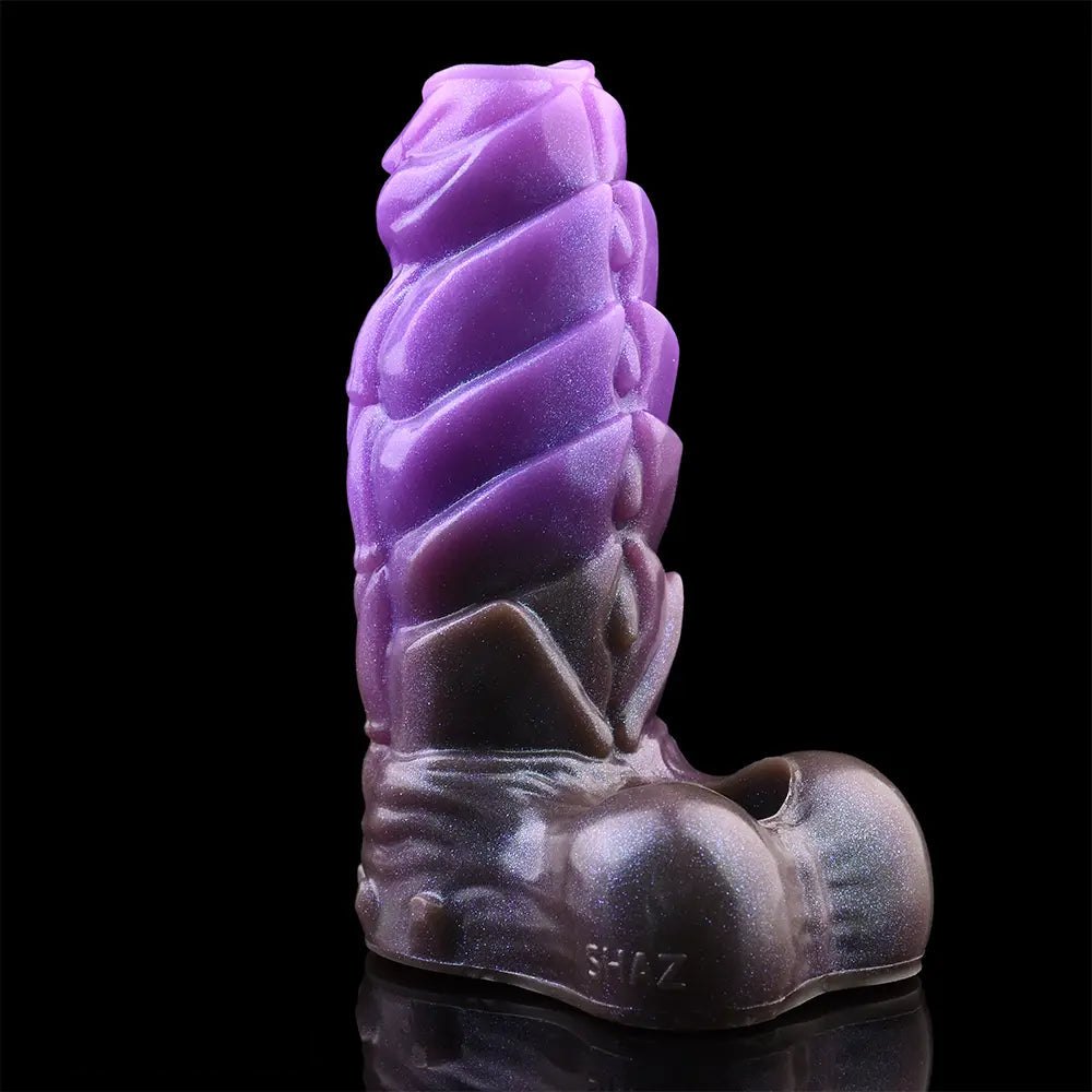 Purple dragon spike fantasy dildo, photo 7