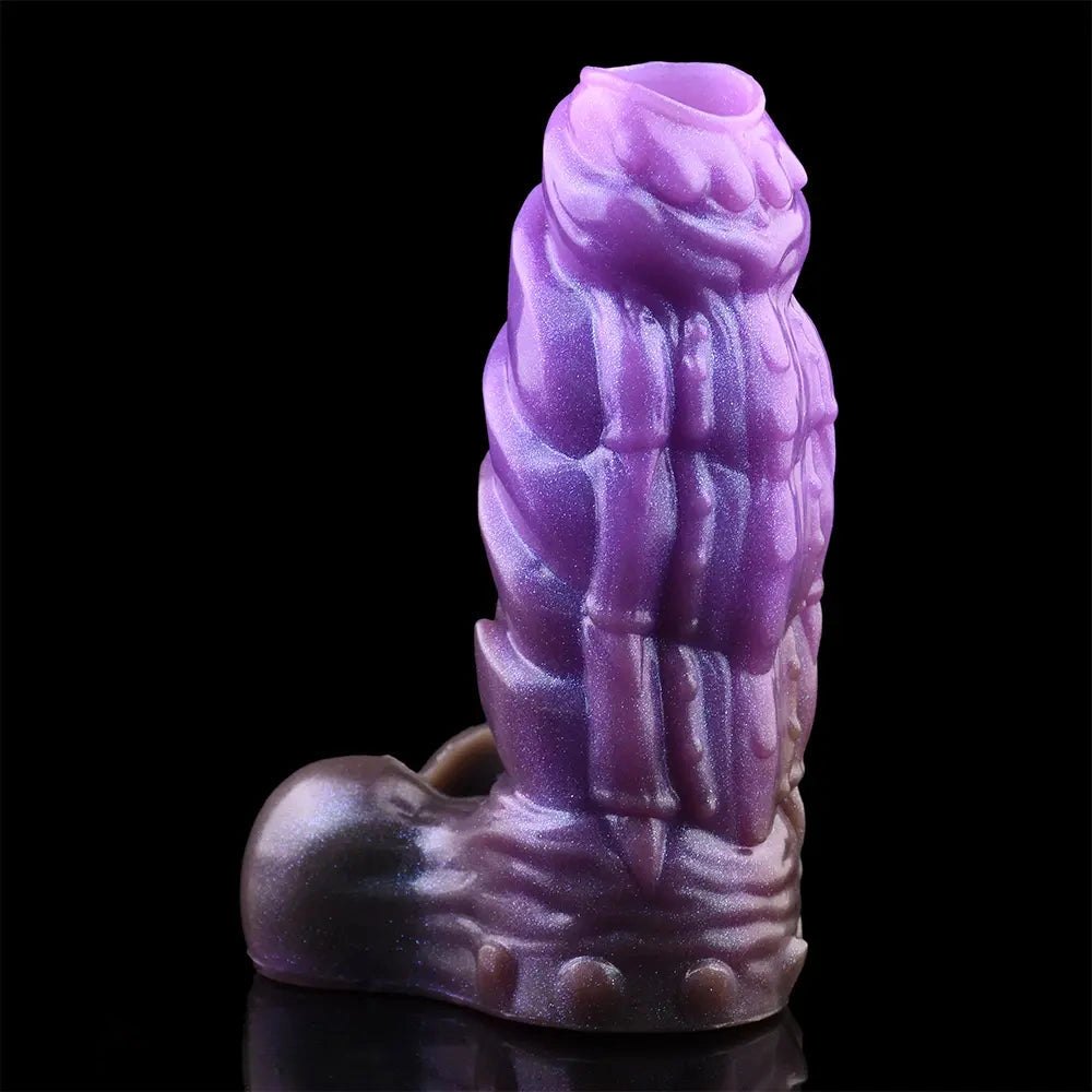 Purple dragon spike fantasy dildo, photo 9