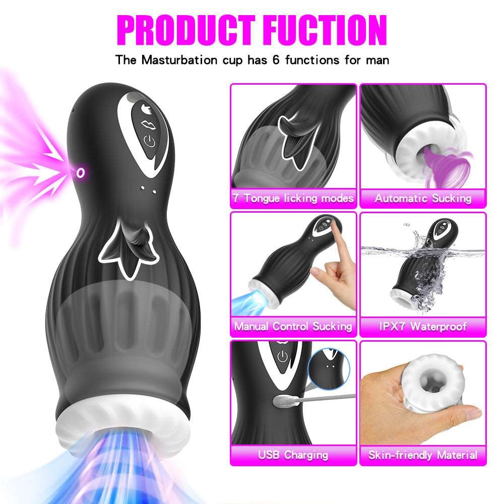 Dragon suction and licking male masturbator, photo 5