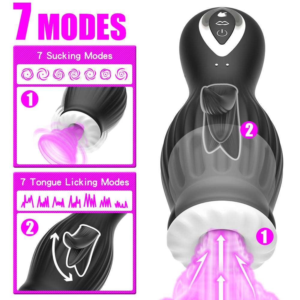 Dragon suction and licking male masturbator, photo 6