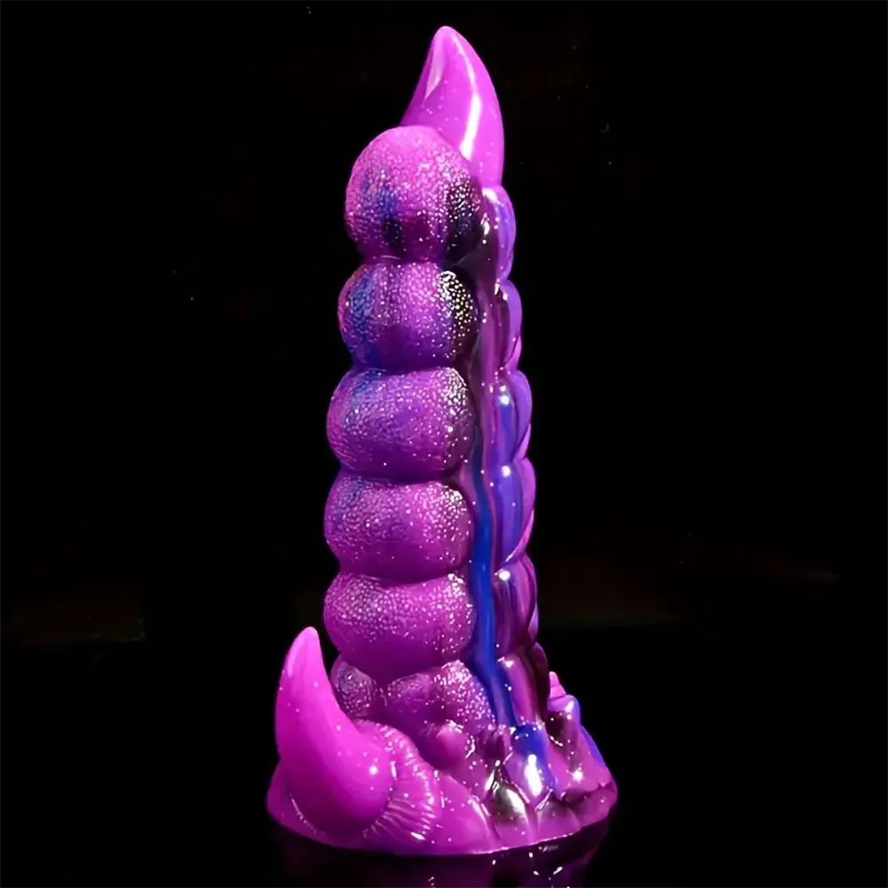 Purple dragon tail fantasy dildo, photo 1