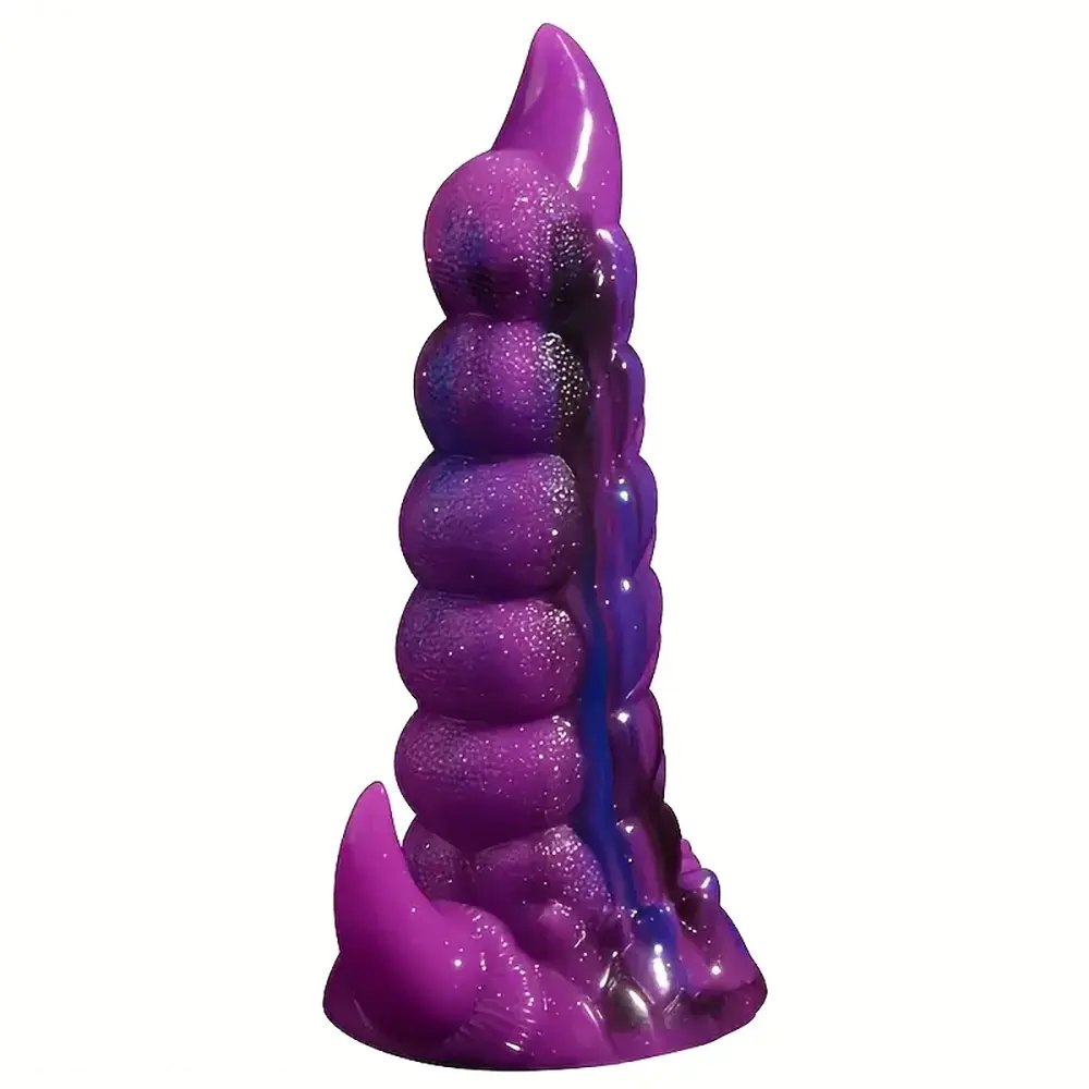 Purple dragon tail fantasy dildo, photo 2