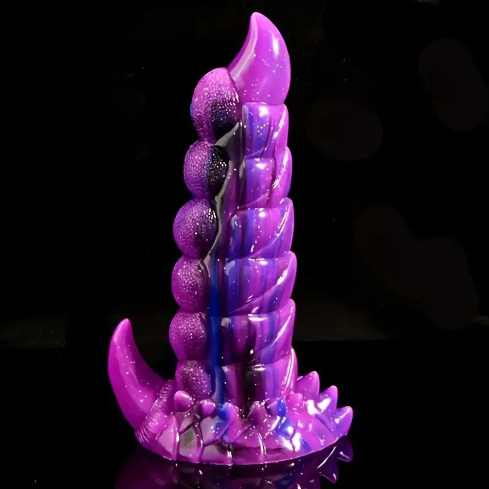 Purple dragon tail fantasy dildo, photo 5