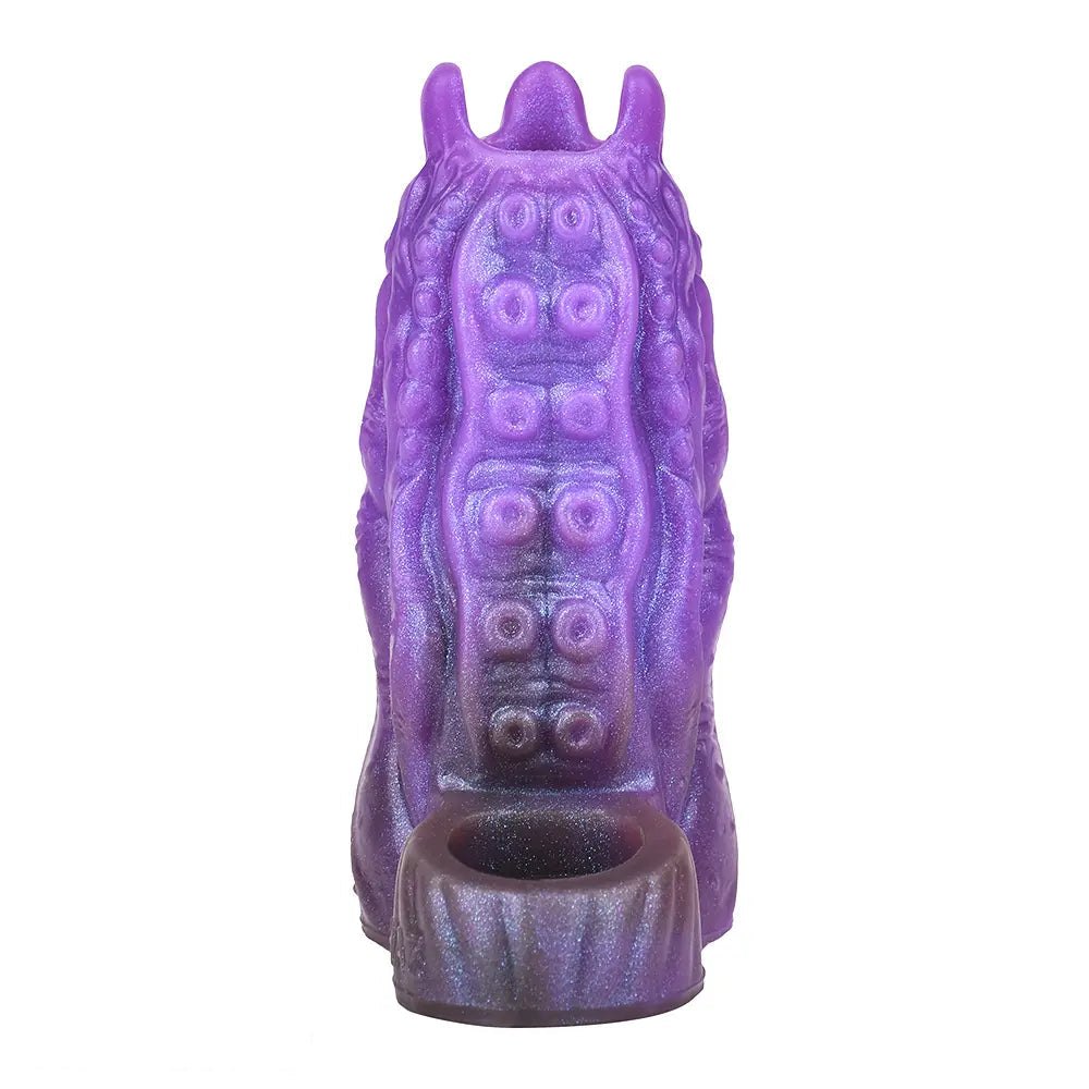 Purple silicone tentacle fantasy dildo, photo 1
