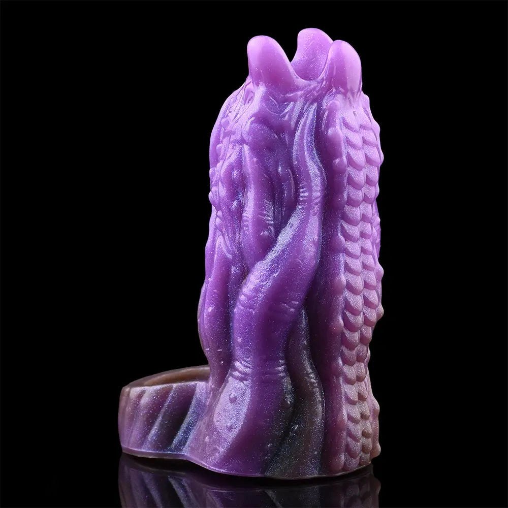 Purple silicone tentacle fantasy dildo, photo 12