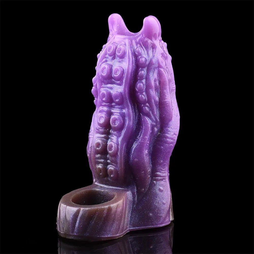 Purple silicone tentacle fantasy dildo, photo 8