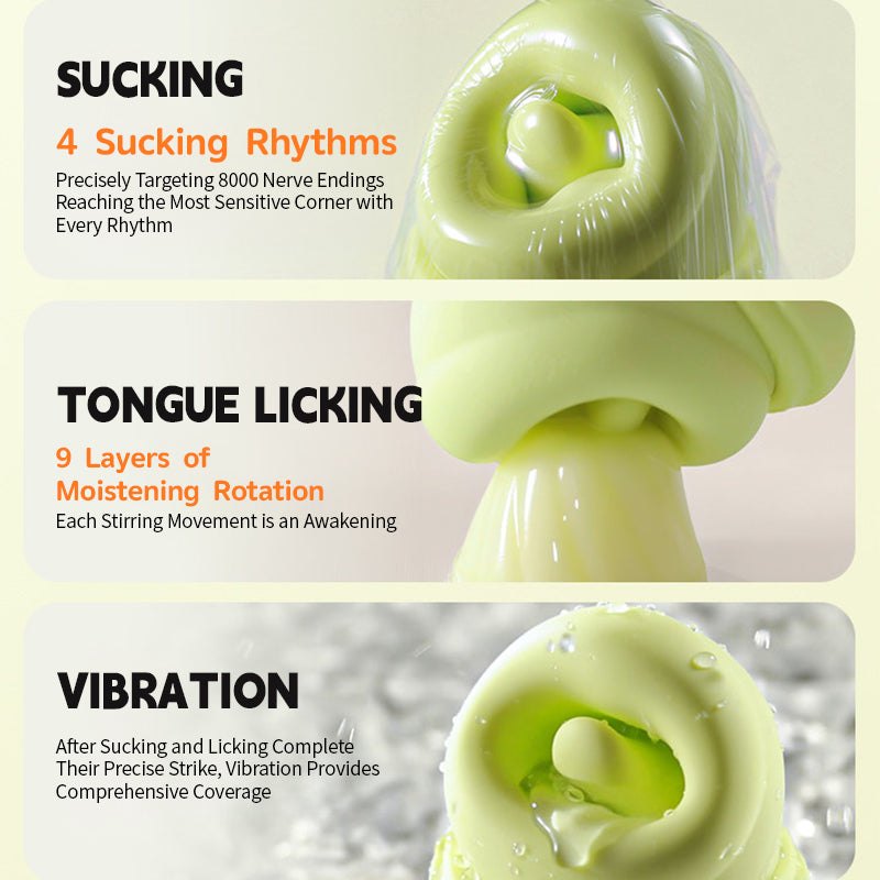 Green dragon tongue licking and sucking clit stimulator, photo 6
