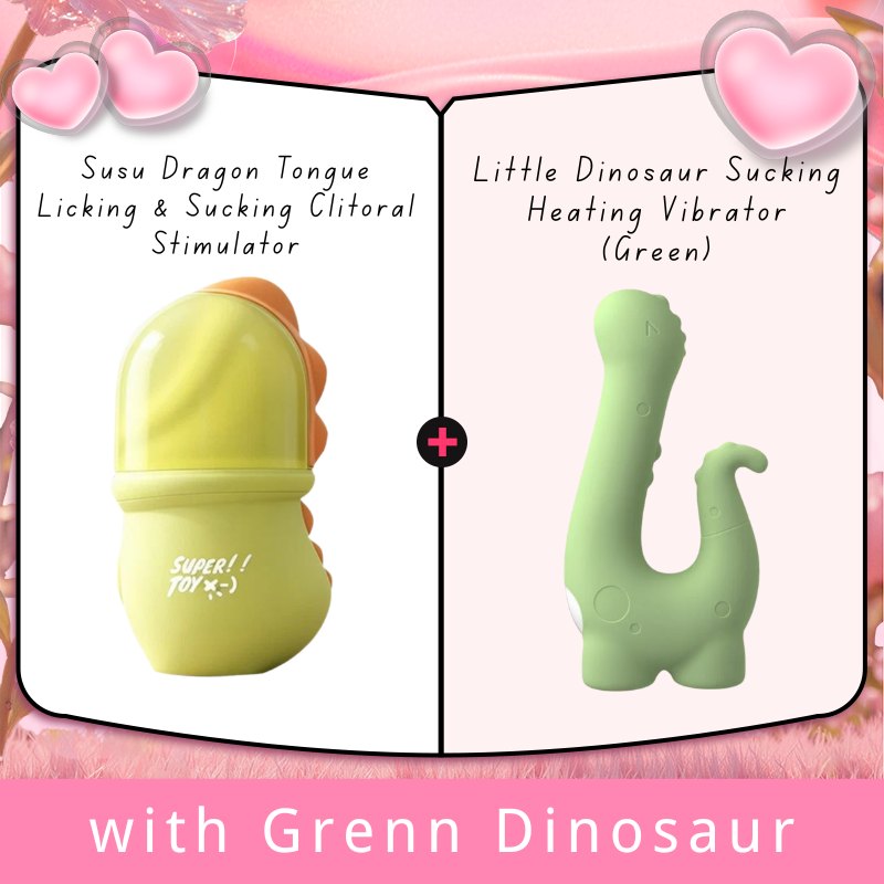 Green dragon tongue licking and sucking clit stimulator, photo 8