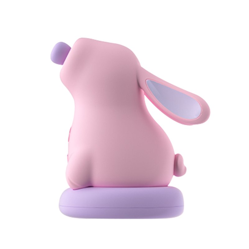 Pink rabbit-shaped clitoral suction vibrator, photo 1