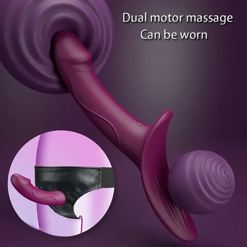 Dual-arm strap-on dildo, photo 2