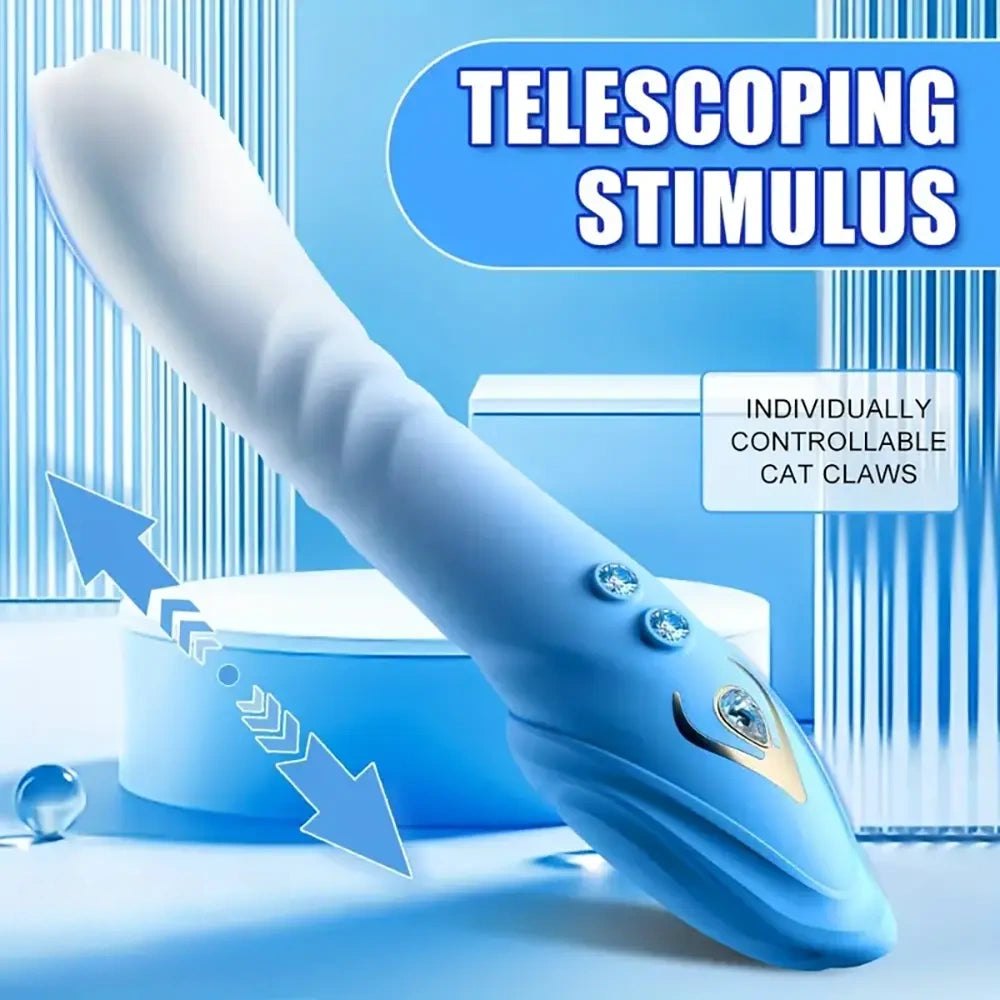 Curved silicone thrusting vibrator, photo 2