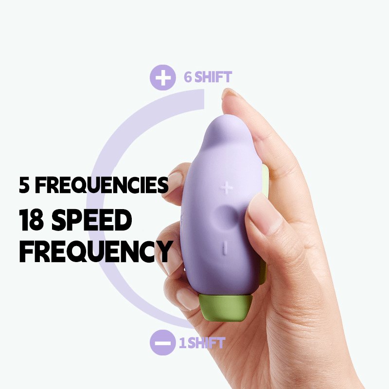Dual-head silicone clitoral suction vibrator, photo 5