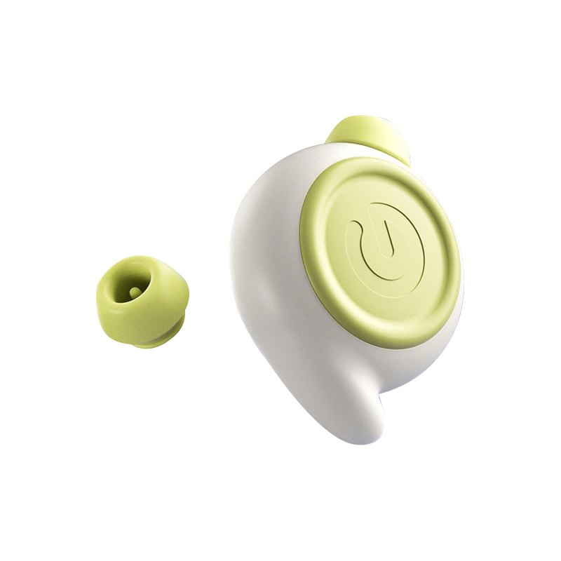 White dual-head silicone clitoral suction vibrator
