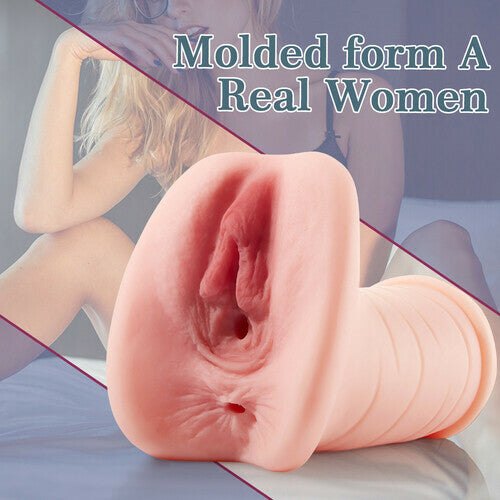 Flesh-colored dual-channel pocket pussy, photo 6