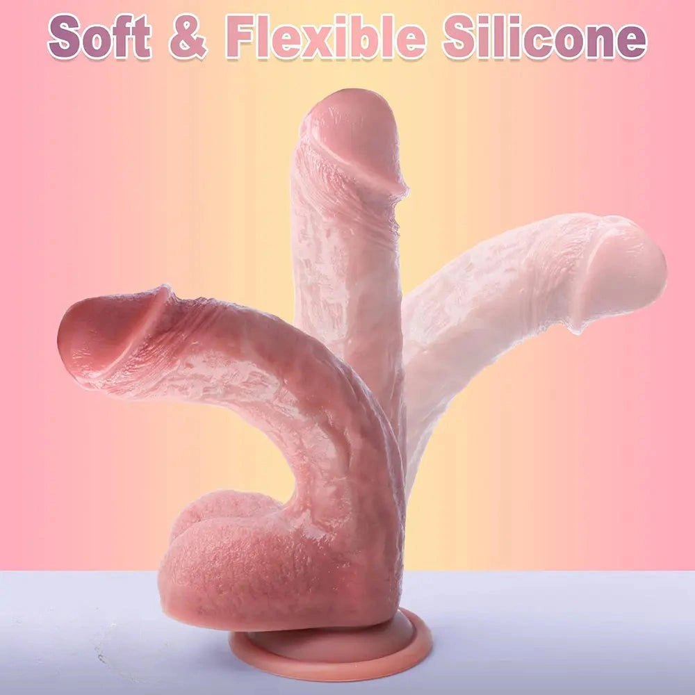 Flesh tone dual density big dildo, photo 6