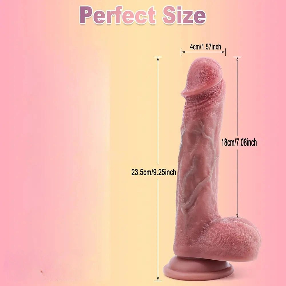 Flesh tone dual density big dildo, photo 7