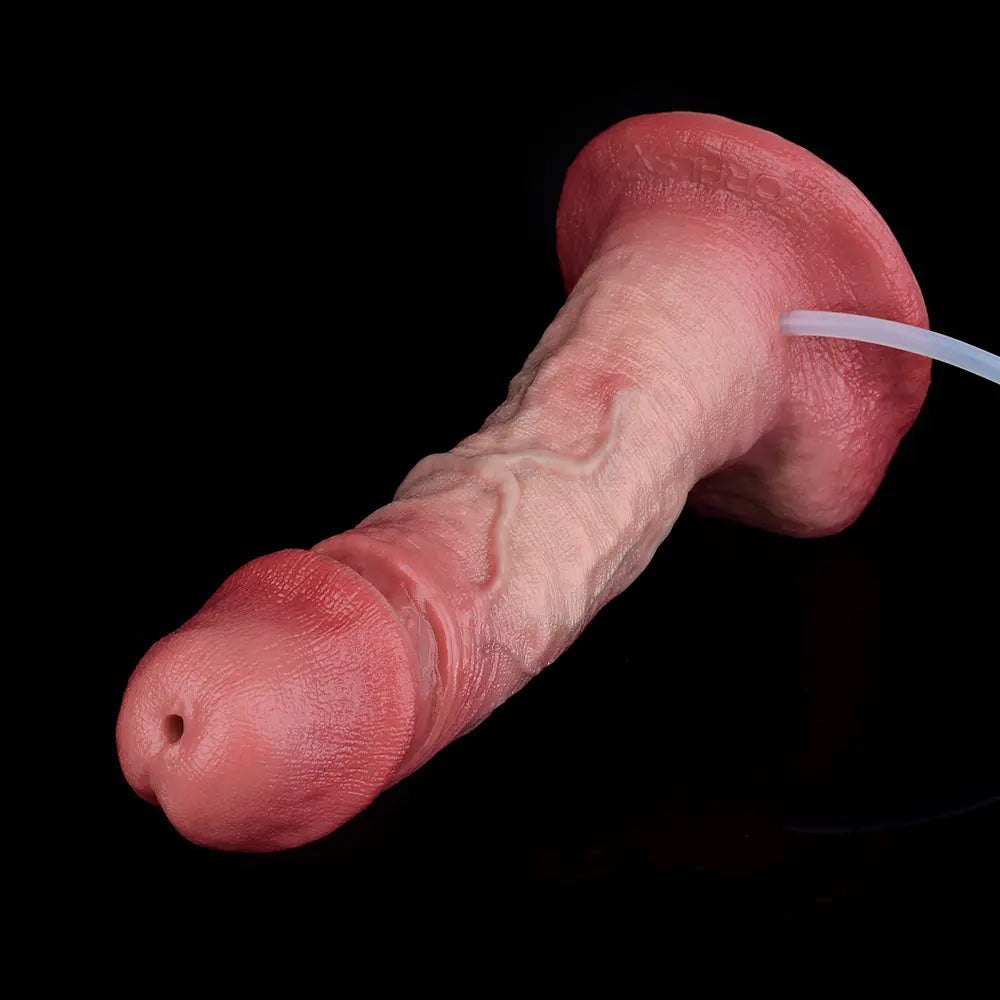 Flesh tone dual density silicone realistic dildo, photo 13