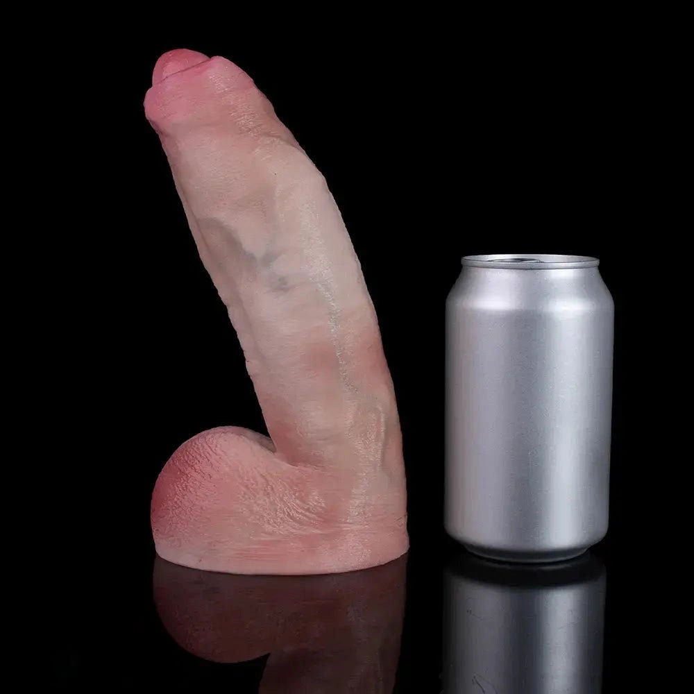 Flesh tone dual density realistic silicone dildo, photo 14