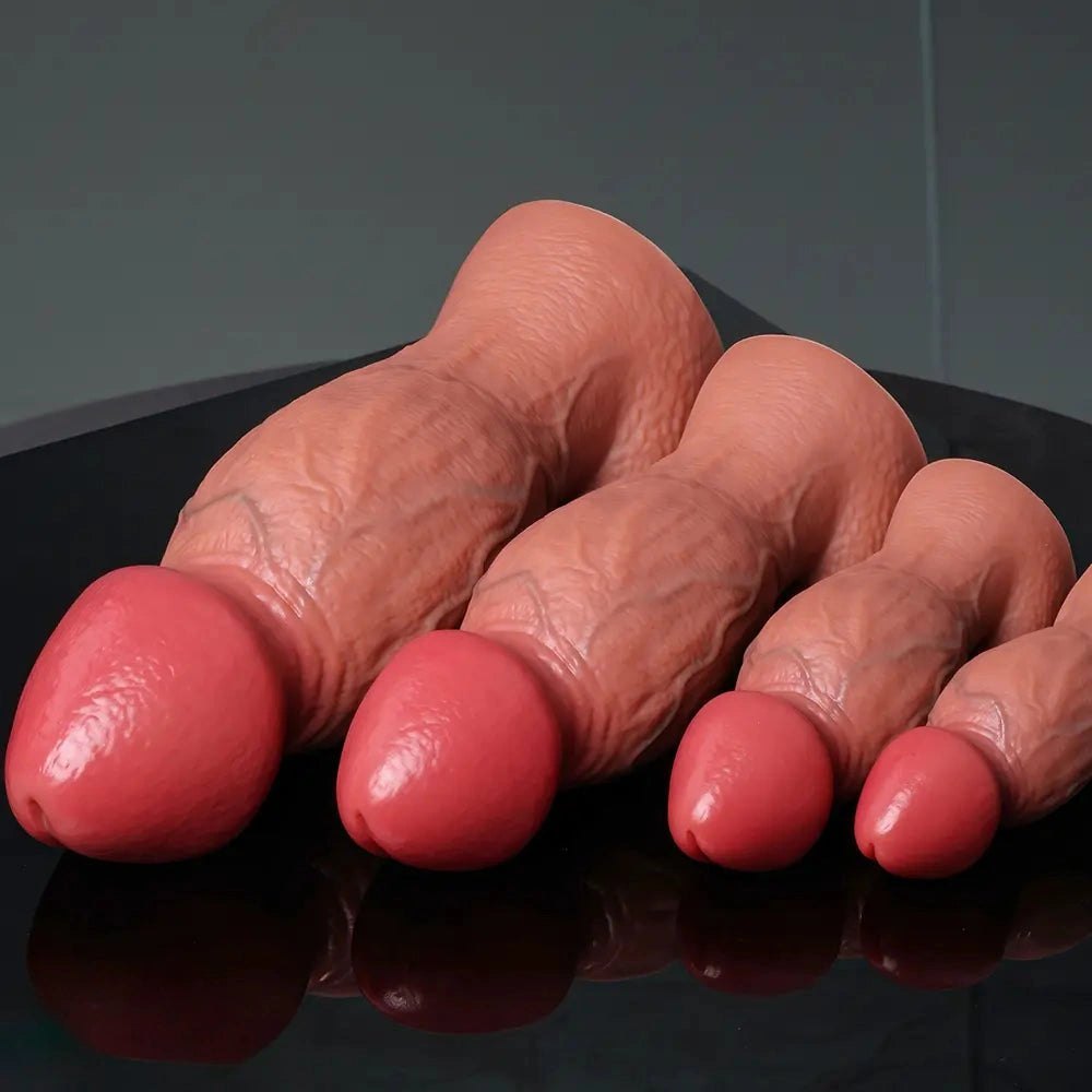 Dual density silicone realistic dildo, photo 8