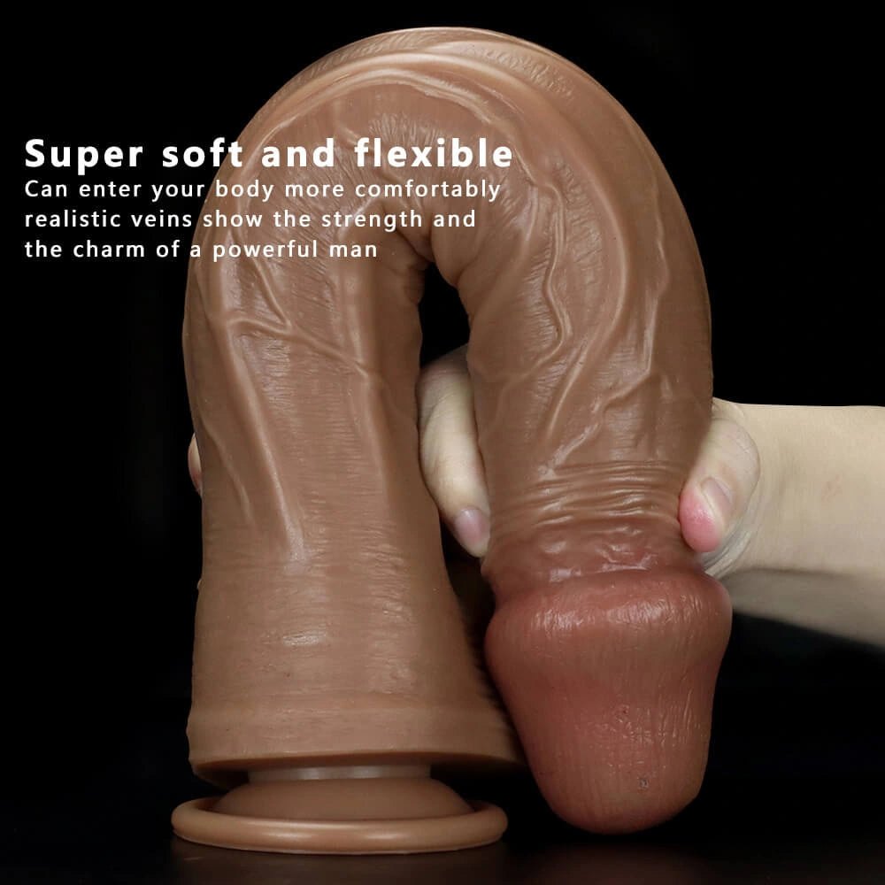Flesh dual density realistic dildo, photo 2