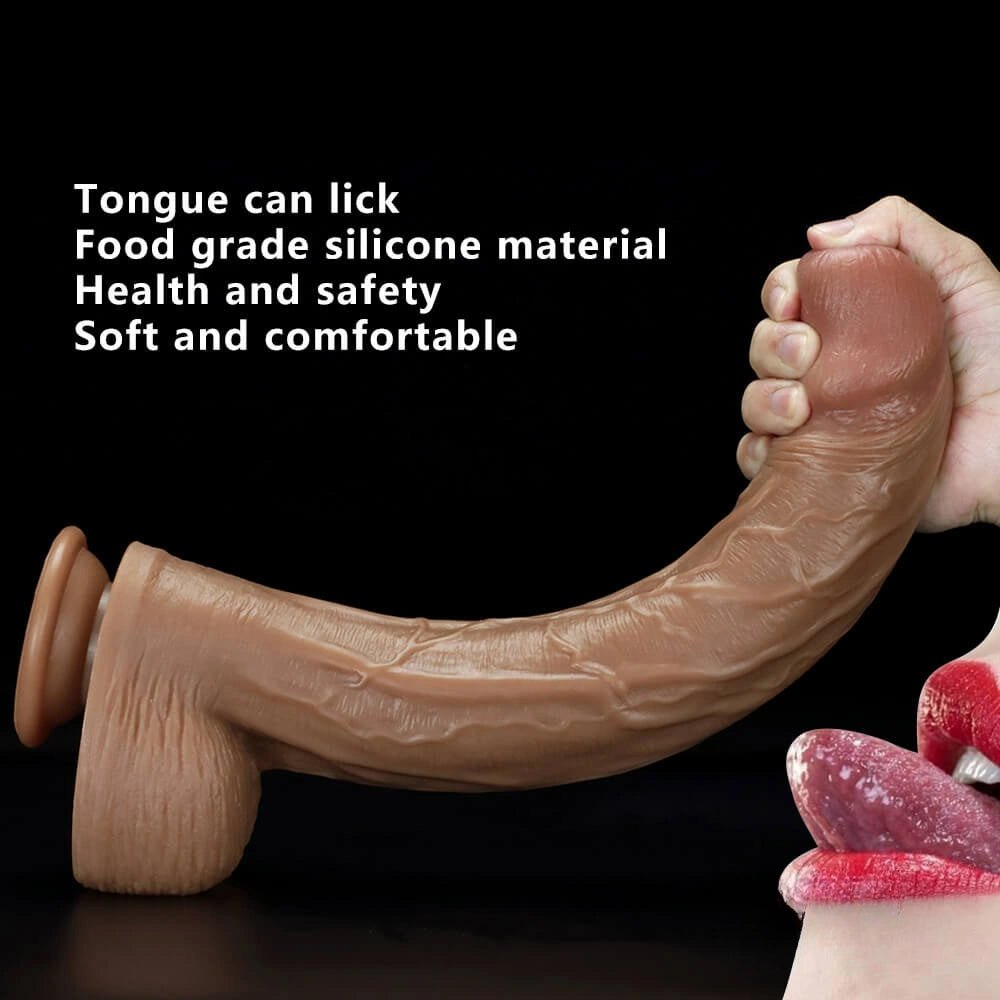 Flesh dual density realistic dildo, photo 4