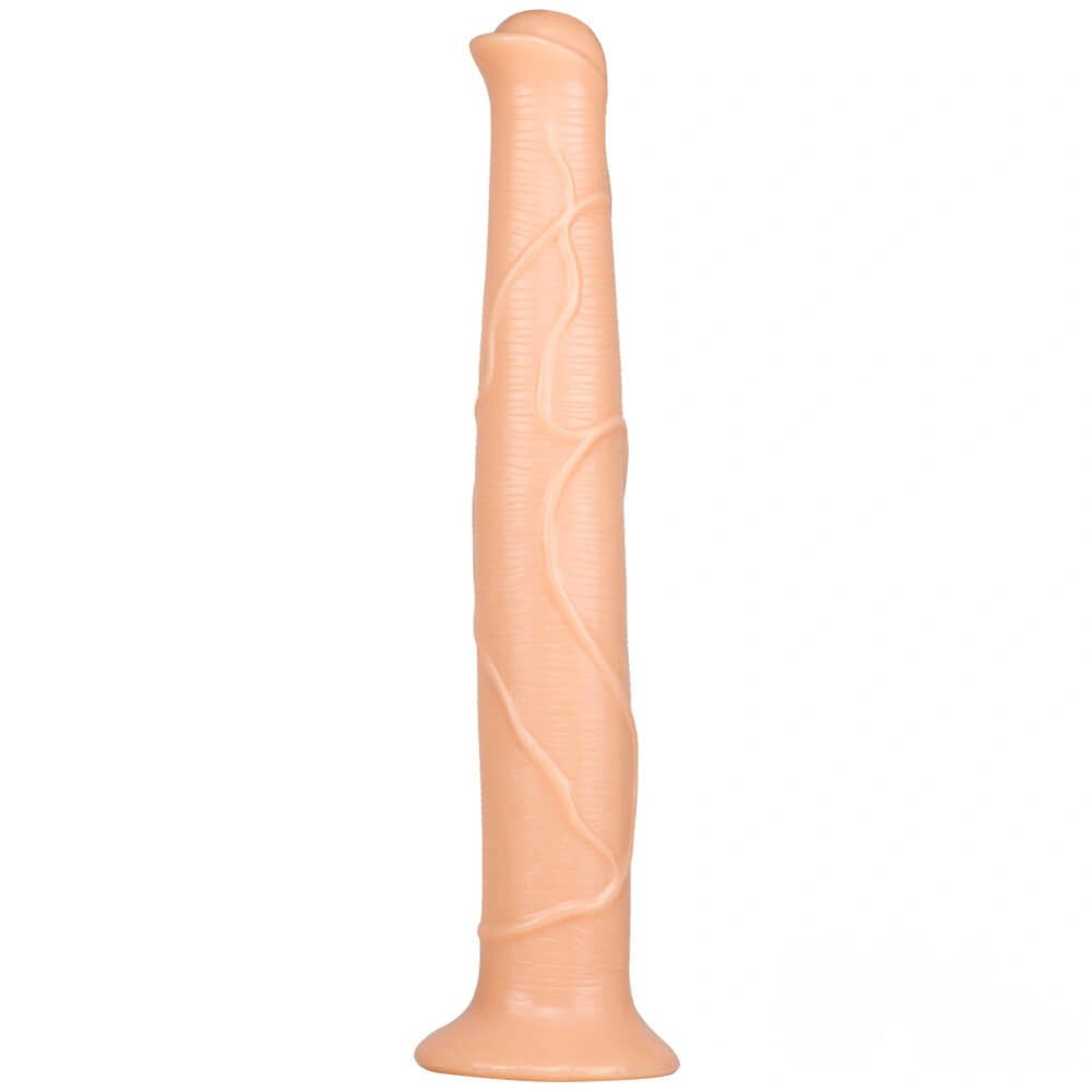 Flesh realistic dual density dildo