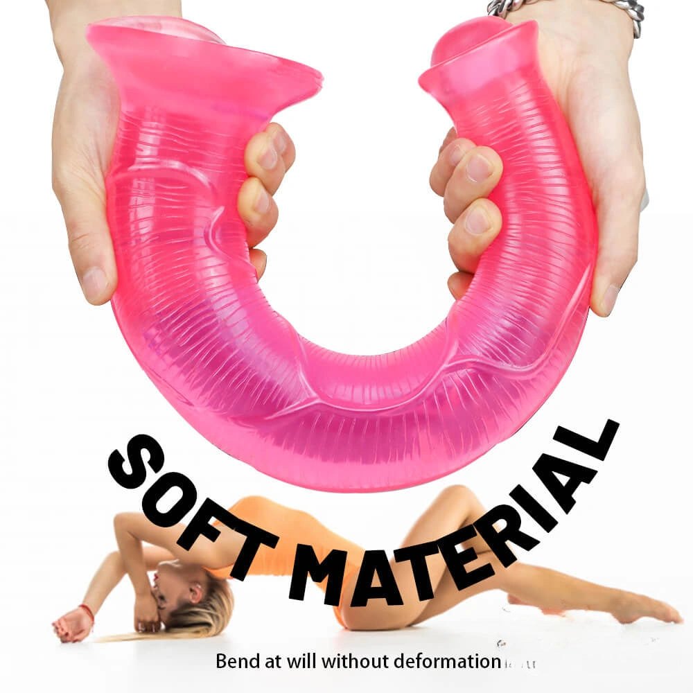 Realistic dual density dildo, photo 4