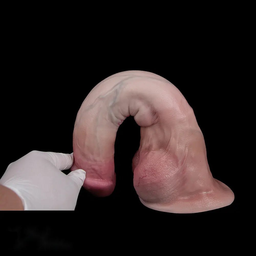 Flesh silicone realistic suction cup dildo, photo 13