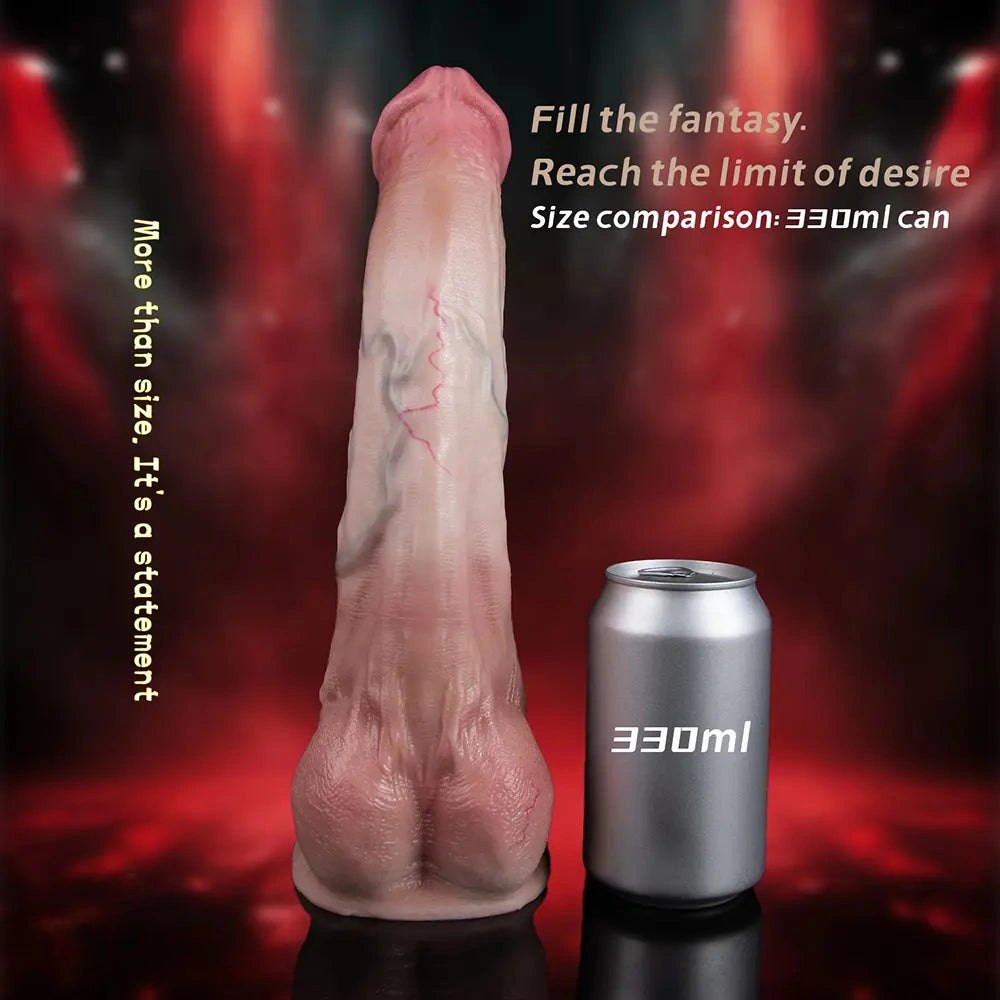 Flesh silicone realistic suction cup dildo, photo 5