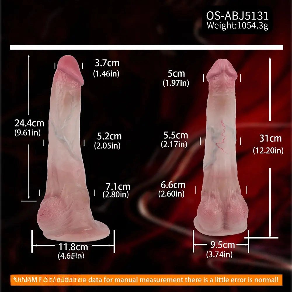 Flesh silicone realistic suction cup dildo, photo 9