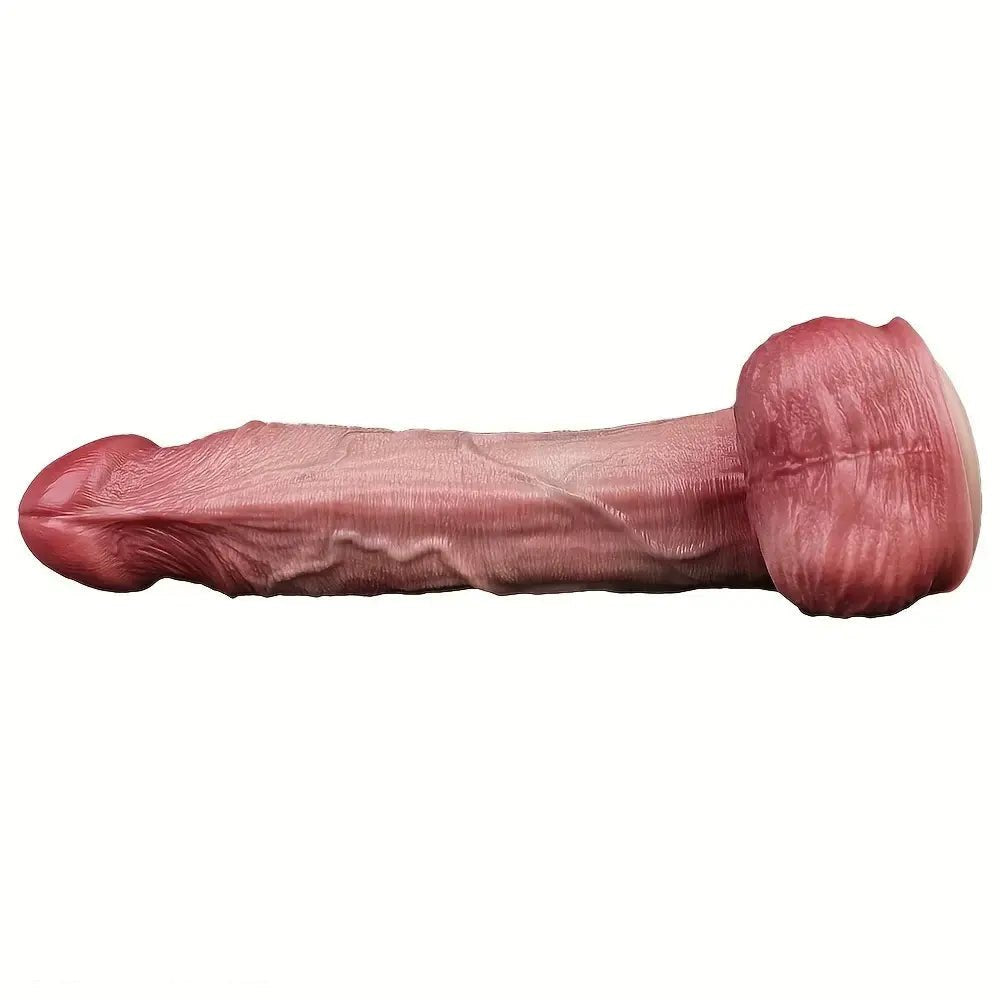 Flesh dual density silicone realistic dildo, photo 7