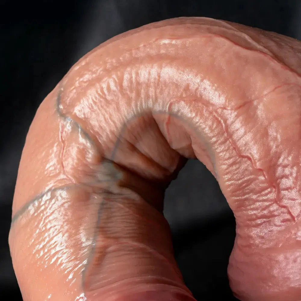 Flesh dual density strap-on dildo, photo 8