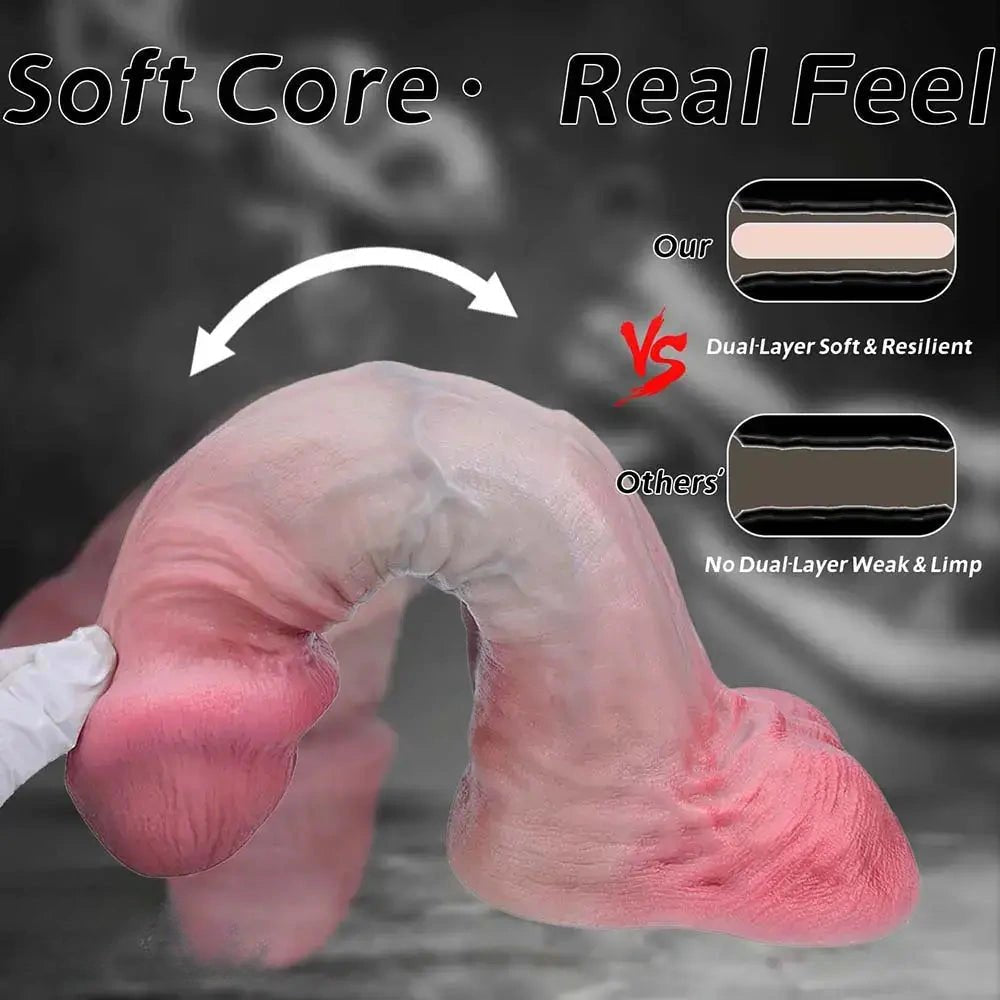 Flesh silicone suction cup dildo, photo 6