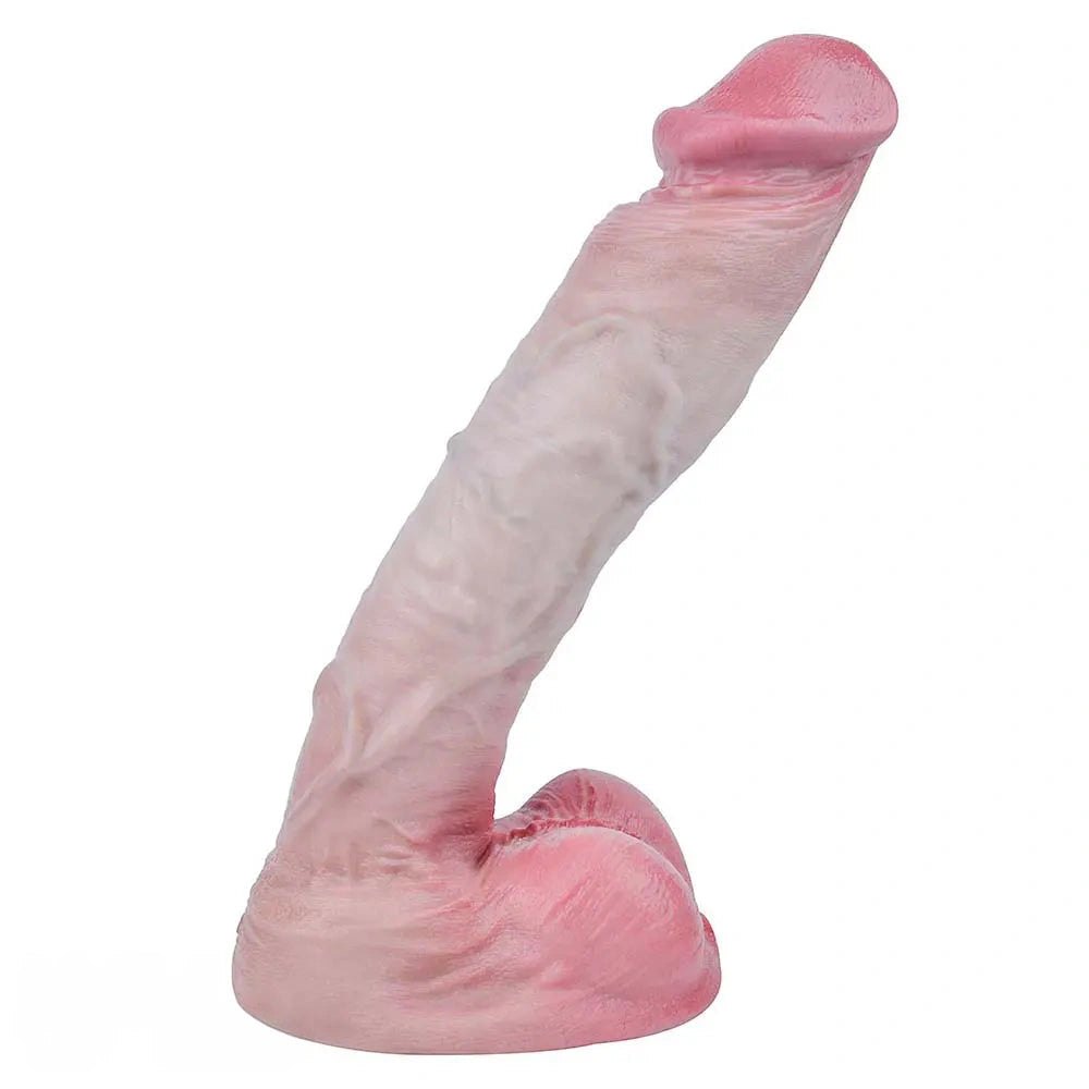 Flesh tone dual density silicone dildo, photo 9