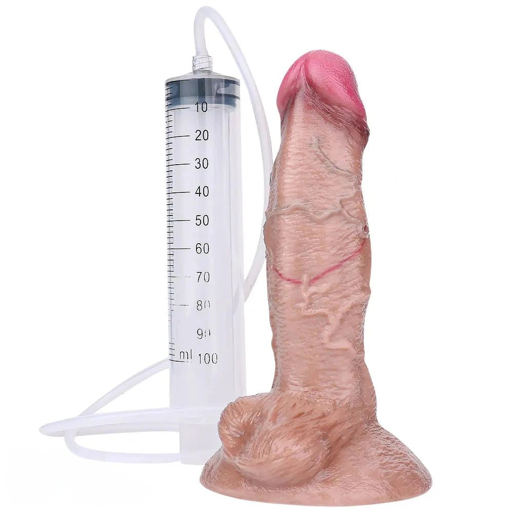 Flesh dual density silicone realistic dildo, photo 1