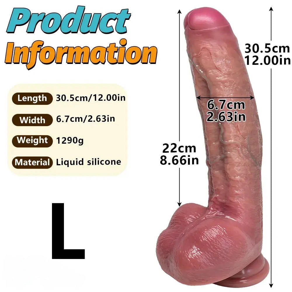 Flesh tone silicone strap-on dildo, photo 19