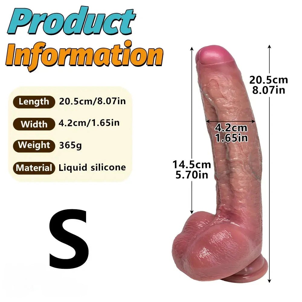 Flesh tone silicone strap-on dildo, photo 21
