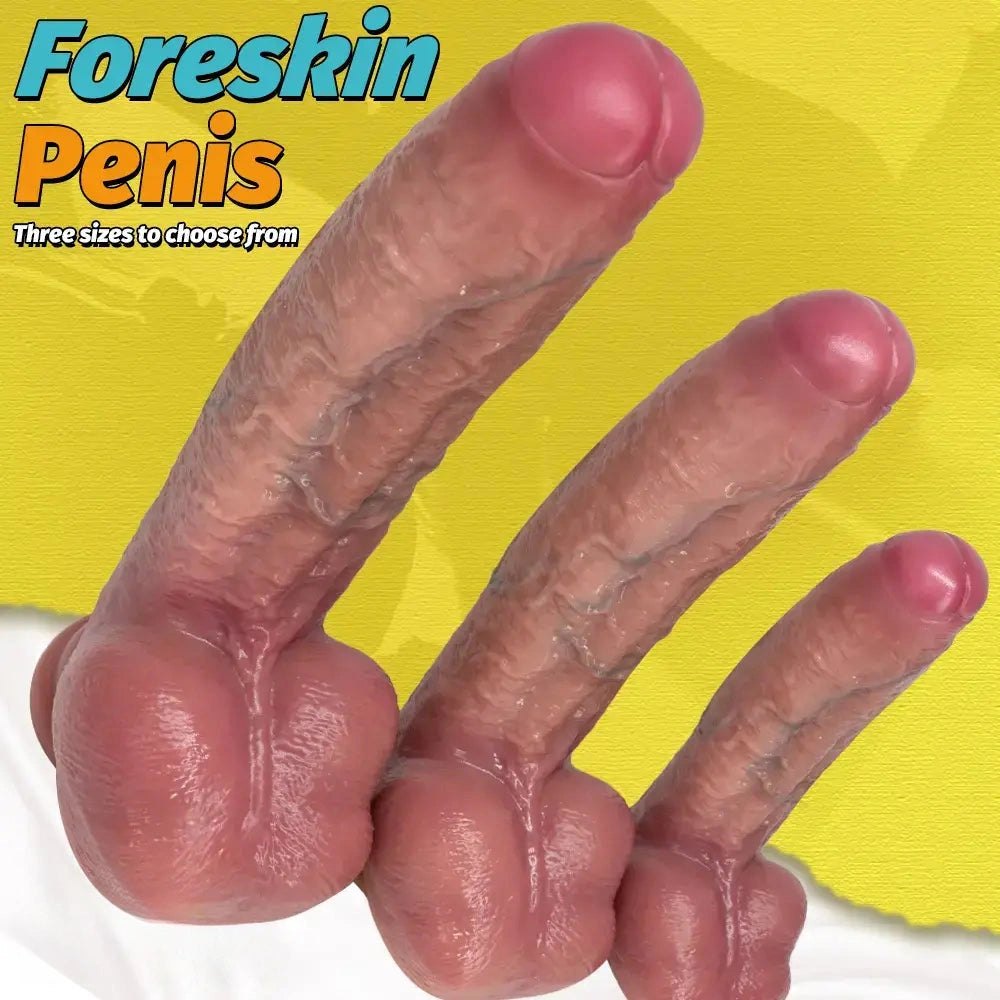 Flesh tone silicone strap-on dildo, photo 9